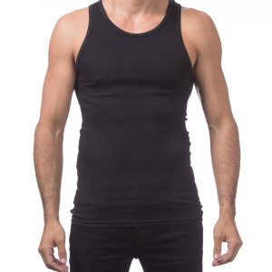 Premium Ringspun Cotton Ribbed A-Shirt