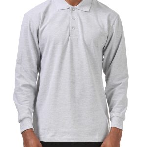Long Sleeve Pique Polo Shirt