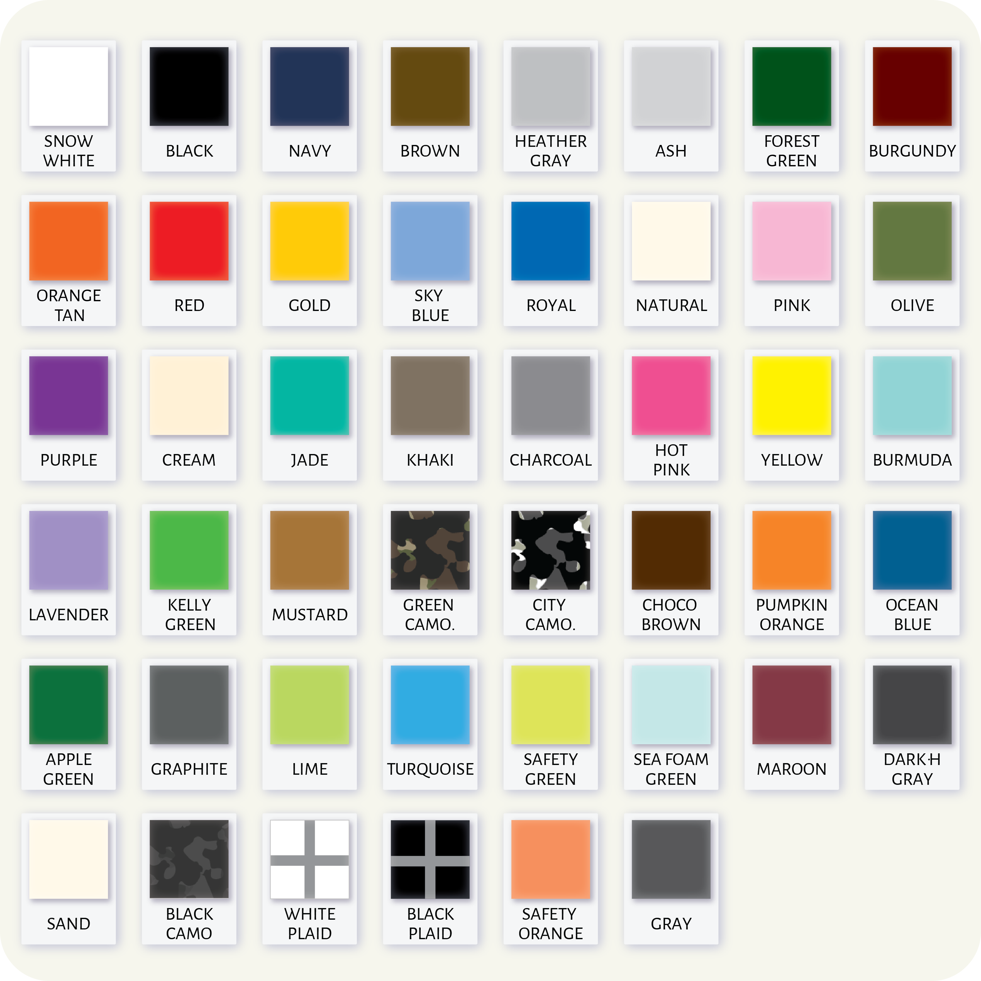 color chart 1